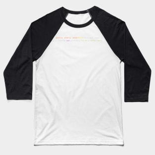 Programming code Baseball T-Shirt